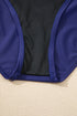 Empire Waist Ruched Side Tie Tankini Set