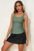 Empire Waist Ruched Side Tie Tankini Set