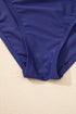 Empire Waist Ruched Side Tie Tankini Set