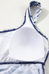 Empire Waist Ruched Side Tie Tankini Set
