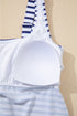 Empire Waist Ruched Side Tie Tankini Set