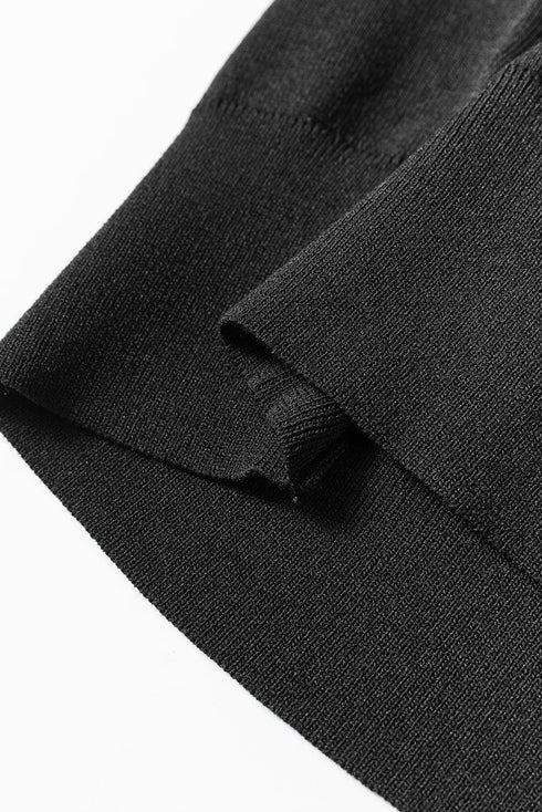 Essential Crew Neck Long Sleeve Fitted Fine Knit Sweater
