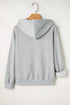 Essential Drawstring Kangaroo Pocket Long Sleeve Hoodie