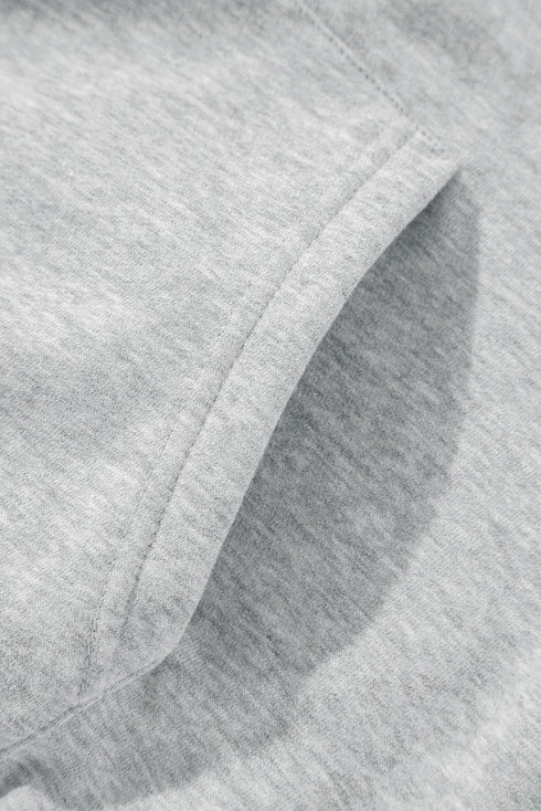 Essential Drawstring Kangaroo Pocket Long Sleeve Hoodie