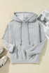 Essential Drawstring Kangaroo Pocket Long Sleeve Hoodie