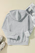 Essential Drawstring Kangaroo Pocket Long Sleeve Hoodie