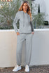 Essential Drawstring Kangaroo Pocket Long Sleeve Hoodie