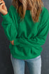 Essential Drop Shoulder Crew Neck Pullover Sweatshirt