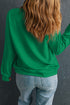 Essential Drop Shoulder Crew Neck Pullover Sweatshirt