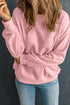 Essential Drop Shoulder Crew Neck Pullover Sweatshirt