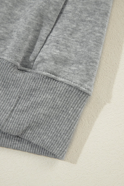 Essential Drop Shoulder Crew Neck Pullover Sweatshirt