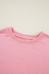 Essential Drop Shoulder Crew Neck Pullover Sweatshirt