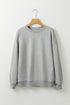 Essential Drop Shoulder Crew Neck Pullover Sweatshirt