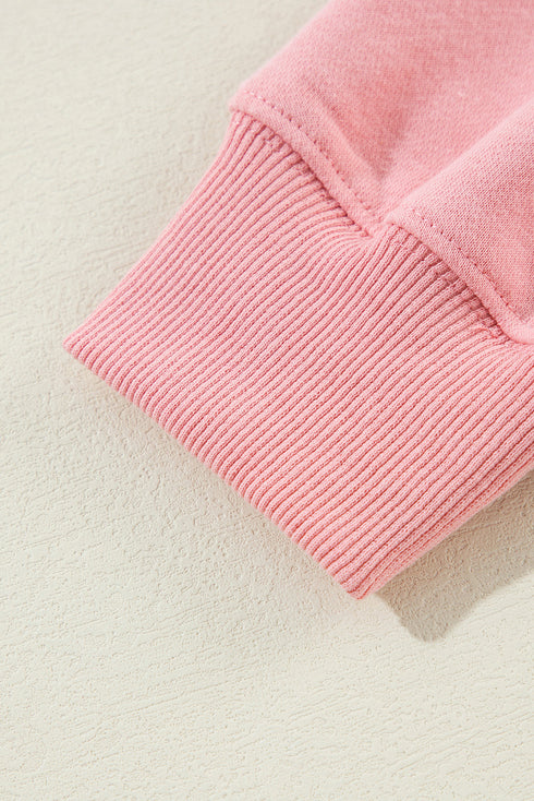 Essential Drop Shoulder Crew Neck Pullover Sweatshirt
