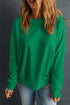 Essential Drop Shoulder Crew Neck Pullover Sweatshirt
