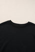 Essential Drop Shoulder Crew Neck Pullover Sweatshirt