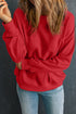 Essential Drop Shoulder Crew Neck Pullover Sweatshirt