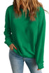 Essential Drop Shoulder Crew Neck Pullover Sweatshirt