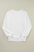 Essential Drop Shoulder Crew Neck Pullover Sweatshirt