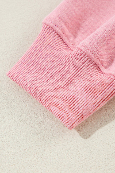 Essential Drop Shoulder Crew Neck Pullover Sweatshirt