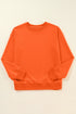 Essential Drop Shoulder Crew Neck Pullover Sweatshirt