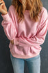 Essential Drop Shoulder Crew Neck Pullover Sweatshirt