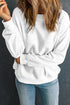 Essential Drop Shoulder Crew Neck Pullover Sweatshirt