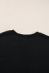 Essential Drop Shoulder Crew Neck Pullover Sweatshirt