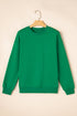 Essential Drop Shoulder Crew Neck Pullover Sweatshirt