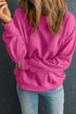 Essential Drop Shoulder Crew Neck Pullover Sweatshirt