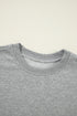 Essential Drop Shoulder Crew Neck Pullover Sweatshirt