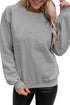 Essential Drop Shoulder Crew Neck Pullover Sweatshirt