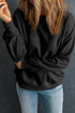 Essential Drop Shoulder Crew Neck Pullover Sweatshirt