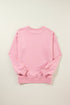 Essential Drop Shoulder Crew Neck Pullover Sweatshirt