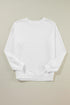 Essential Drop Shoulder Crew Neck Pullover Sweatshirt