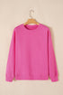 Essential Drop Shoulder Crew Neck Pullover Sweatshirt