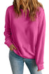 Essential Drop Shoulder Crew Neck Pullover Sweatshirt