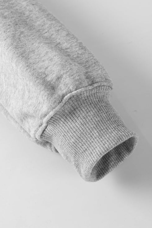 Essential Drop Shoulder Crew Neck Pullover Sweatshirt