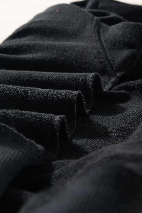 Essential Relaxed Fit Ribbed Trim Pullover Sweatshirt