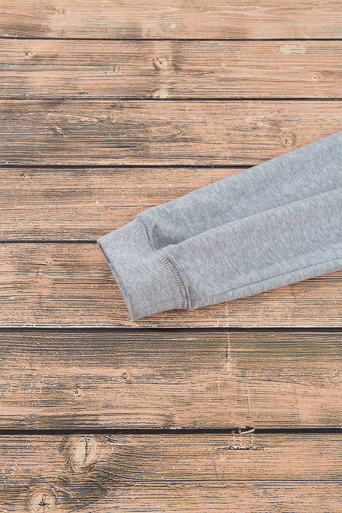Essential Relaxed Fit Ribbed Trim Pullover Sweatshirt