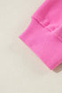 Essential Relaxed Fit Ribbed Trim Pullover Sweatshirt