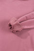 Essential Relaxed Fit Ribbed Trim Pullover Sweatshirt