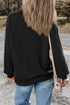 Essential Relaxed Fit Ribbed Trim Pullover Sweatshirt