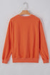 Essential Relaxed Fit Ribbed Trim Pullover Sweatshirt