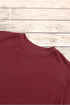 Essential Relaxed Fit Ribbed Trim Pullover Sweatshirt