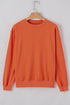 Essential Relaxed Fit Ribbed Trim Pullover Sweatshirt