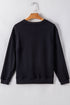 Essential Relaxed Fit Ribbed Trim Pullover Sweatshirt