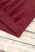 Essential Relaxed Fit Ribbed Trim Pullover Sweatshirt