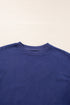 Essential Relaxed Fit Ribbed Trim Pullover Sweatshirt