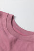 Essential Relaxed Fit Ribbed Trim Pullover Sweatshirt